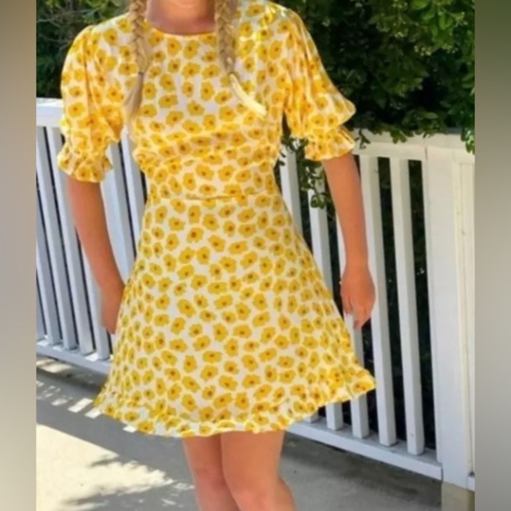 FAITHFULL THE BRAND Florence Dress Marigold size L